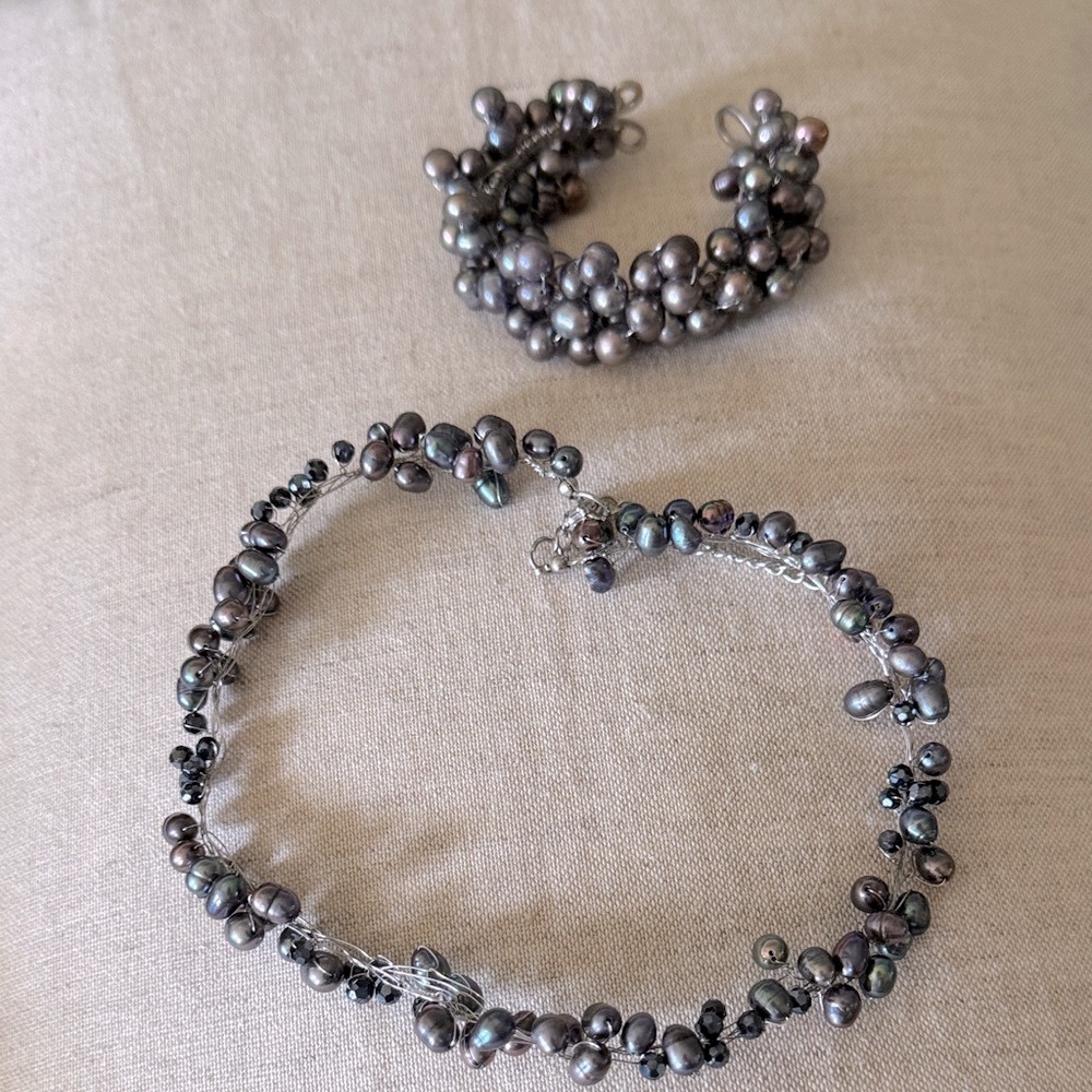 Black Pearl Jewelry Set